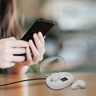 TechStyle True Wireless Earbuds - White