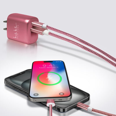 Nicole Miller Universal Rapid Charging Bundle - Rose Gold