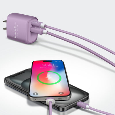 Nicole Miller Universal Rapid Charging Bundle - Lavender