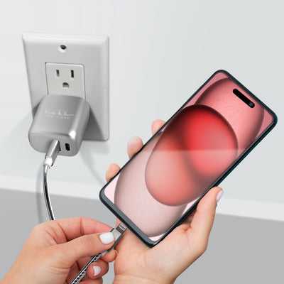 Nicole Miller Universal Rapid Charging Bundle - Silver