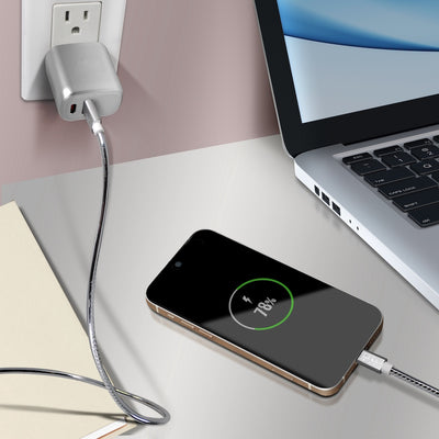 Nicole Miller Universal Rapid Charging Bundle - Silver