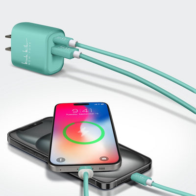 Nicole Miller Universal Rapid Charging Bundle - Mint