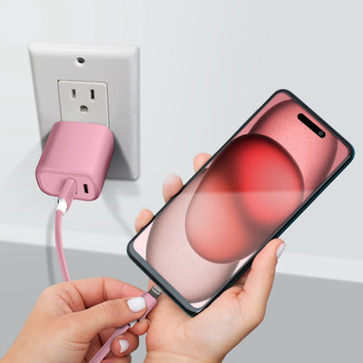 Nicole Miller Universal Rapid Charging Bundle - Soft Pink