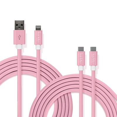 Nicole Miller Universal Rapid Charging Bundle - Soft Pink