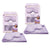 BUY ONE GET ONE FREE: Olivia Rose Satin Sleep Set Pillowcase & Eye Mask - PURPLE