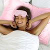 Olivia Rose Satin Sleep Set & 2 Pack Towel Turban - PINK