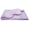 Olivia Rose Satin Sleep Set & 2 Pack Towel Turban - PURPLE