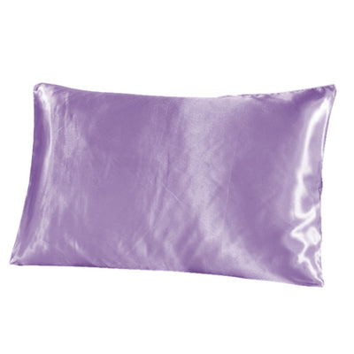 Olivia Rose Satin Sleep Set & 2 Pack Towel Turban - PURPLE