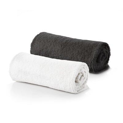 Olivia Rose Satin Sleep Set & 2 Pack Towel Turban - WHITE