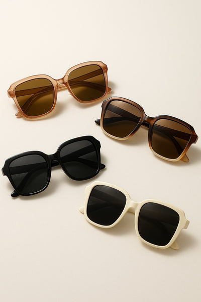 OverVue Polarized Sunglasses - TRANSPARENT TEA
