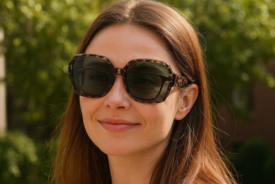 OverVue Polarized Sunglasses - TRANSPARENT TEA