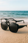OverVue Polarized Sunglasses - TRANSPARENT TEA