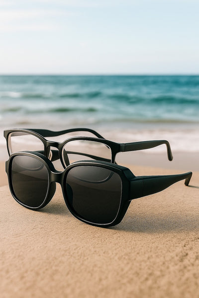 OverVue Polarized Sunglasses - TRANSPARENT TEA