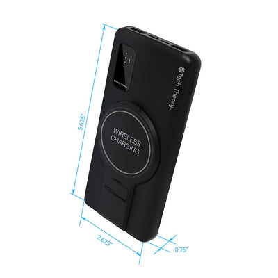 PowerMag View Wireless Charging Backup Battery - Black