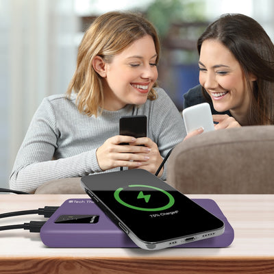 PowerMag View Wireless Charging Backup Battery - Rusty Purple