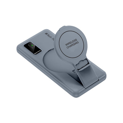 PowerMag View Wireless Charging Backup Battery - Steel