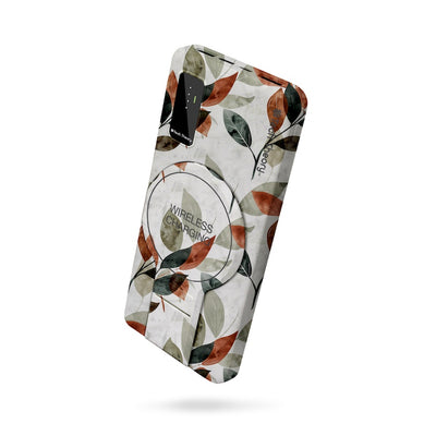 PowerMag View Wireless Charging Backup Battery - Autumn Leaves