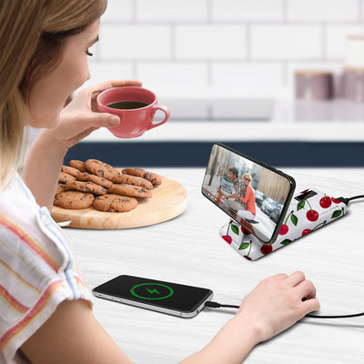 PowerMag View Wireless Charging Backup Battery - Cherries