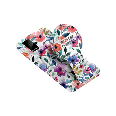 PowerMag View Wireless Charging Backup Battery - Floral
