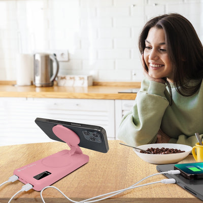 View Wireless Charging 10,000mAh Backup Battery - ROSE