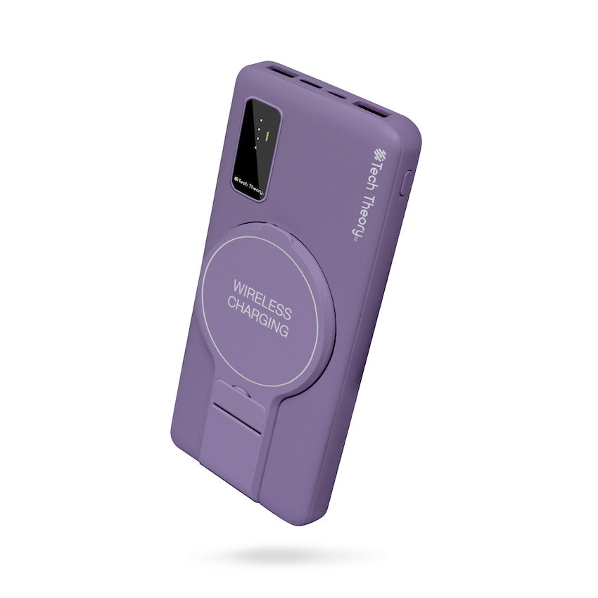 View Wireless Charging 10,000mAh Backup Battery - DUSTY PURPLE