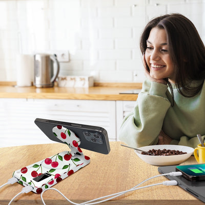 View Wireless Charging 10,000mAh Backup Battery - CHERRIES