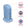 PowerUp PD Power Tower Multi Port Charging Station - SOFT BLUE