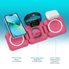 PowerUp Trinity 3 in 1 Wireless Charging Station for iPhone AirPods & iWatch - PINK