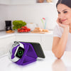 PowerUp Trinity 3 in 1 Wireless Charging Station for iPhone AirPods & iWatch - PURPLE
