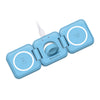PowerUp Trinity 3 in 1 Wireless Charging Station for iPhone AirPods & iWatch - BLUE