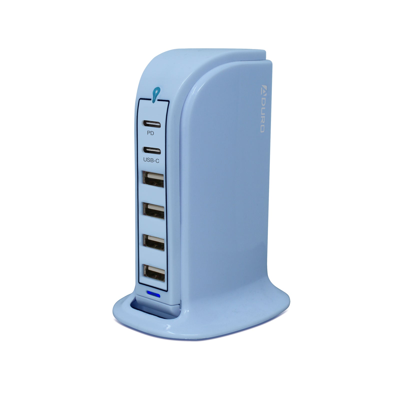Power Tower Multi Port Charging Station - Blue