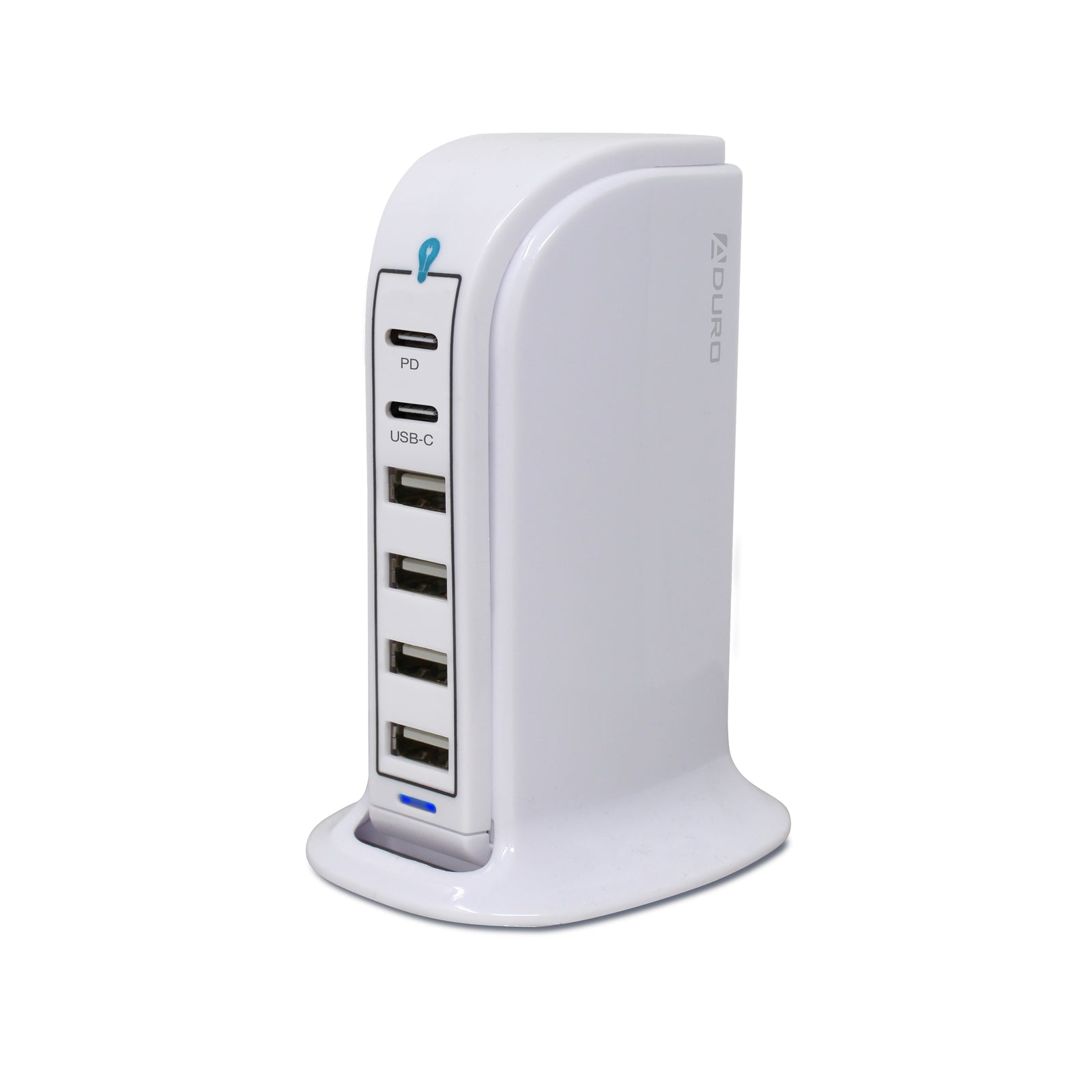 Power Tower Multi Port Charging Station - White