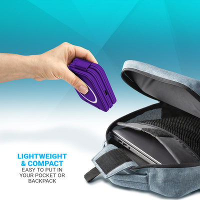 Trinity 3 in 1 Wireless Charging Station for iPhone AirPods & iWatch - Purple