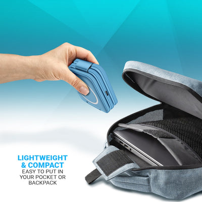 Trinity 3 in 1 Wireless Charging Station for iPhone AirPods & iWatch - BLUE