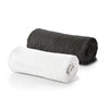 4 Pack Quick Drying Hair Towel Wrap - BLACK/WHITE