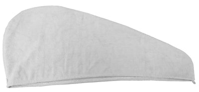 4 Pack Quick Drying Hair Towel Wrap - BLACK/WHITE