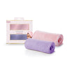 2 Pack Quick Drying Hair Towel Wrap - PINK/PURPLE