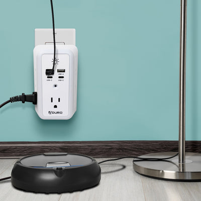 2 Pack Surge Glow Multi Charging Station - White