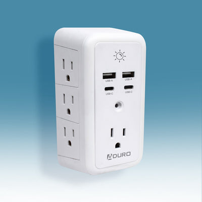 2 Pack Surge Glow Multi Charging Station - White