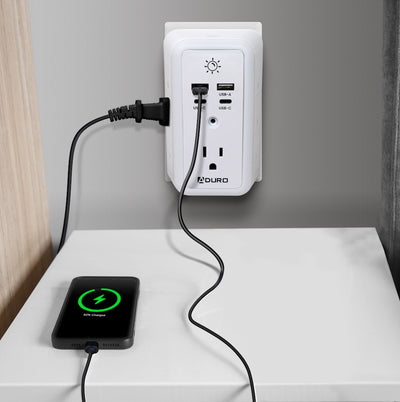 2 Pack Surge Glow Multi Charging Station - White