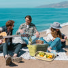 Seamless Outdoors – Collapsable Picnic Basket With Tray Stand - GREEN