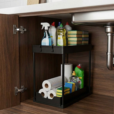 All Purpose Shelf Organizer - Black