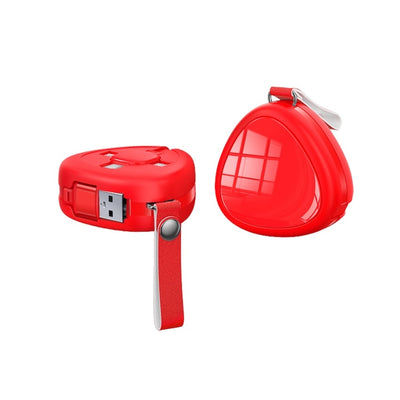 TrioCharge-3N1 Retractable Charger-DKG - RED