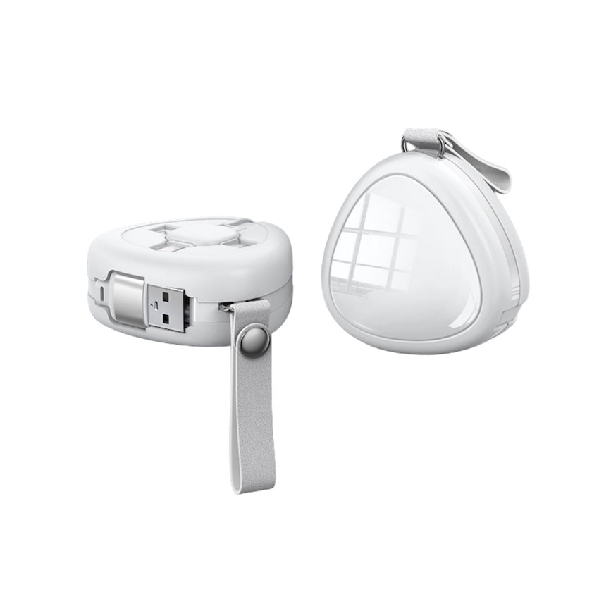 TrioCharge-3N1 Retractable Charger-DKG - WHITE