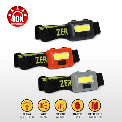 3 Pc Tactical Headlamp Set
