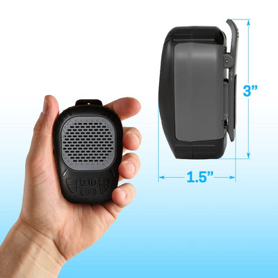 BOGO! Universal Rugged Wireless Clip Speaker